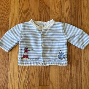 Janie and Jack nautical baby sweater